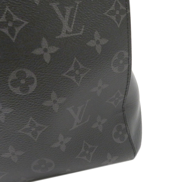 ルイヴィトン LOUIS VUITTON グランサック M44733  モノグラムエクリプス  モノグラムエクリプスキャンバス トートバッグ シルバー金具 黒 イニシャル入り