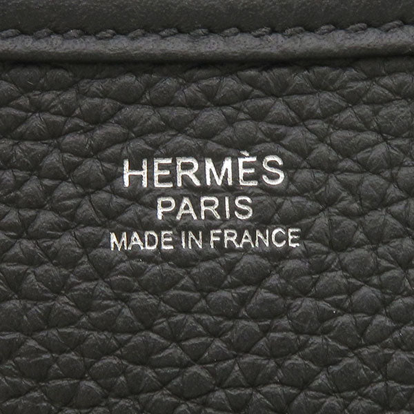 エルメス HERMES エヴリン 3 GM ブラック トリヨンクレマンス ショルダーバッグ シルバー金具 黒