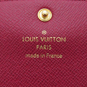 ルイヴィトン LOUIS VUITTON フューシャ ポルトフォイユ エミリー M60697 モノグラムキャンバス 長財布 ゴールド金具 二つ折り 茶