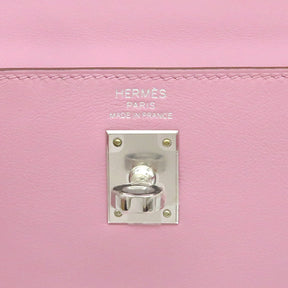 エルメス HERMES ケリー25 内縫い モーヴシルベストル ヴォースイフト 2WAYバッグ シルバー金具