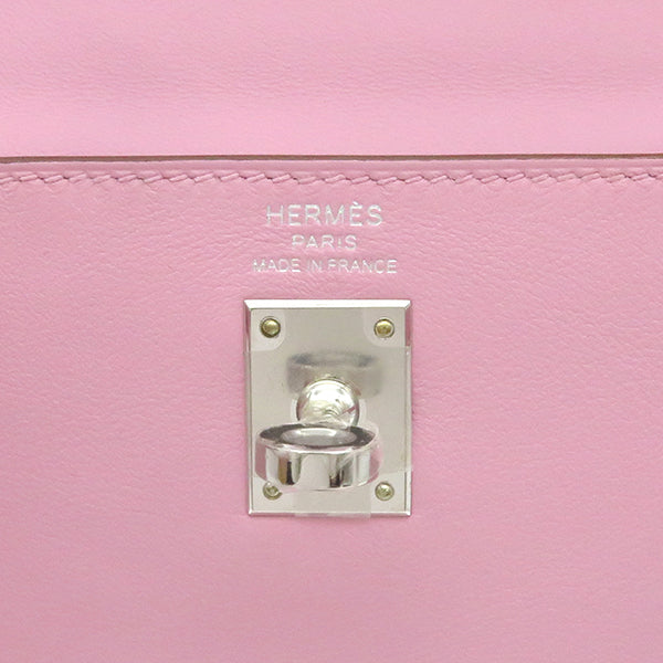 エルメス HERMES ケリー25 内縫い モーヴシルベストル ヴォースイフト 2WAYバッグ シルバー金具