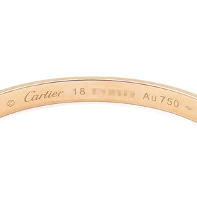 カルティエ Cartier LOVE ラブブレス オープン B6032618 ピンクゴールド K18PG #18 ブレスレット 750 18K 18金 RG ローズゴールド