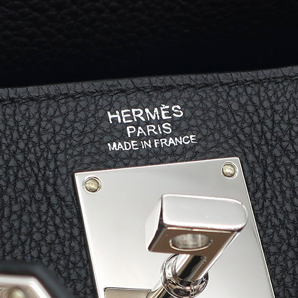 エルメス HERMES ケリー アッカド PM マルチカラー ブラックXブルー系 トゴ ボディバッグ シルバー金具 バイカラー 黒 青 ショルダー