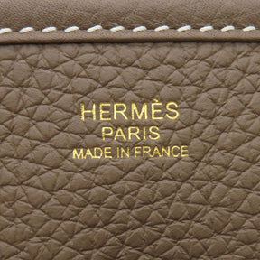 エルメス HERMES エヴリン3 PM エトゥープ トリヨンクレマンス ショルダーバッグ ゴールド金具 茶  GD金具