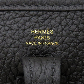 エルメス HERMES エヴリンTPM ブラック トリヨンクレマンス ショルダーバッグ ゴールド金具 黒