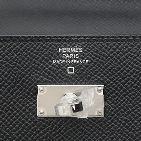 エルメス HERMES ケリーウォレット ロング トゥーゴー タッチ ブラック ヴォーエプソン アリゲーター 長財布 シルバー金具 新品 未使用 ショルダー 黒