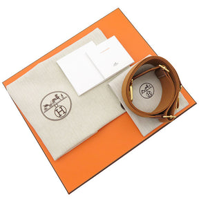 エルメス HERMES エヴリン3PM ゴールド トリヨンクレマンス ショルダーバッグ ゴールド金具 茶