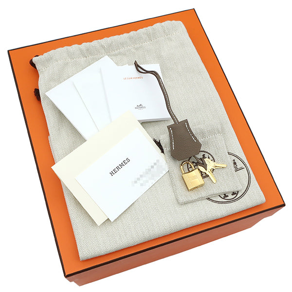 エルメス HERMES バーキン25 エトゥープ トゴ ハンドバッグ ゴールド金具 新品 未使用 グレージュ