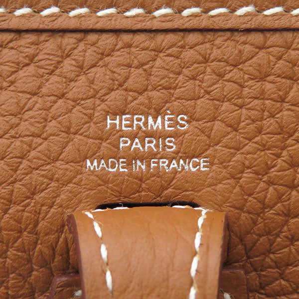 エルメス HERMES エヴリンTPM ゴールド トリヨンクレマンス ショルダーバッグ シルバー金具 新品 未使用 茶