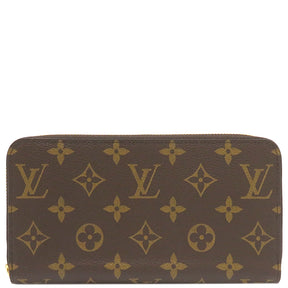 ルイヴィトン LOUIS VUITTON ブラウン ジッピー・ウォレット M42616 モノグラムキャンバス 長財布 ゴールド金具 茶 ラウンドファスナー