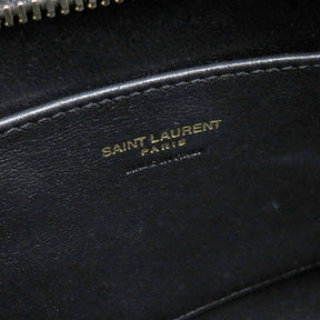 イヴ・サンローラン Yves Saint Laurent ベイビーカバス 568853 ブラック レザー 2WAYバッグ ゴールド金具 黒 ハンドバッグ 肩掛け