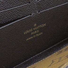 ルイヴィトン LOUIS VUITTON モノグラムリバース ポルトフォイユ・クレマンス M82336 モノグラムリバースキャンバス 長財布 ゴールド金具 ラウンドジップ リバース 茶