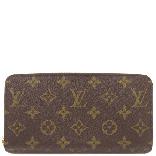 ルイヴィトン LOUIS VUITTON ブラウン ジッピーウォレット M60017