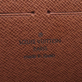 ルイヴィトン LOUIS VUITTON ブラウン ジッピーウォレット M60017 モノグラムキャンバス 長財布 ゴールド金具 ラウンドジップ 茶