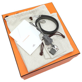 エルメス HERMES ケリー25 外縫い グリメイヤー オーストリッチ 2WAYバッグ シルバー金具 新品 未使用 ショルダー