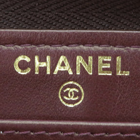 シャネル CHANEL マトラッセ ロングジップウォレット A50097 ブラック キャビアスキン 長財布 ゴールド金具 黒 ラウンドファスナー ココマーク