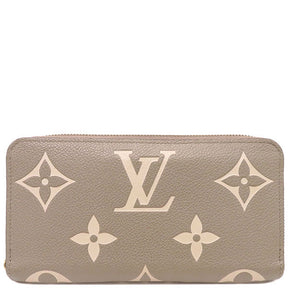 ルイヴィトン LOUIS VUITTON トゥルトレール クレーム ジッピー ウォレット M69794 バイカラーモノグラムアンプラント 長財布 ゴールド金具 ラウンドファスナー ジャイアントモノグラム