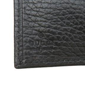 グッチ GUCCI GGマーモント コンパクト ウォレット 523277 ブラック レザー 三つ折り財布 ゴールド金具 プチマーモント 黒