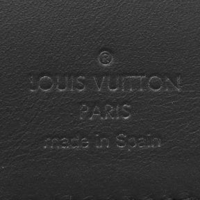 ルイヴィトン LOUIS VUITTON オニキス ポルトフォイユ・ブラザ N63010 ダミエアンフィニ 長財布 マットシルバー金具 黒 二つ折り