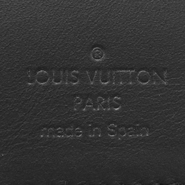 ルイヴィトン LOUIS VUITTON オニキス ポルトフォイユ・ブラザ N63010 ダミエアンフィニ 長財布 マットシルバー金具 黒 二つ折り