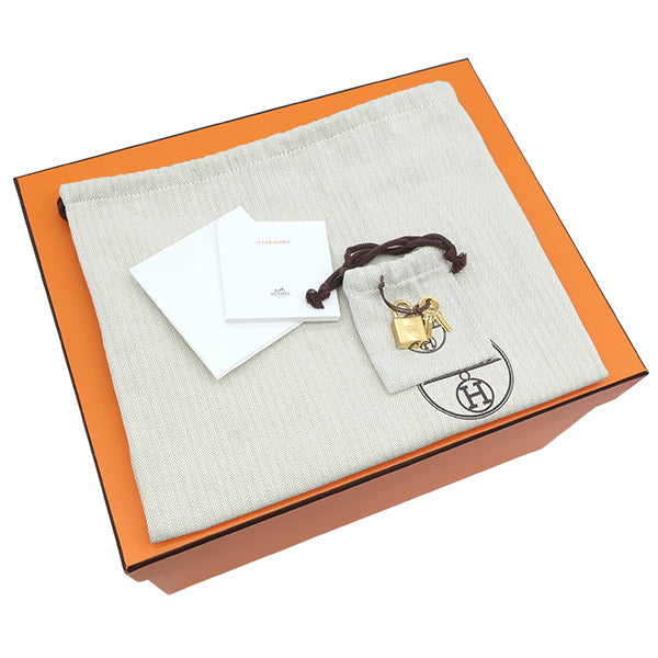 エルメス HERMES ピコタンロックMM  ゴールド トリヨンクレマンス ハンドバッグ ゴールド金具 新品 未使用 茶