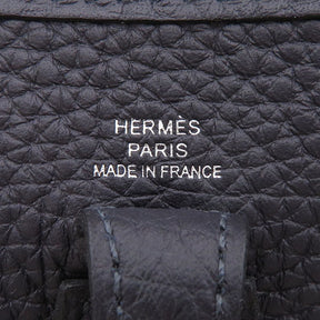 エルメス HERMES エヴリンTPM キャバン トリヨンクレマンス ショルダーバッグ シルバー金具 紺