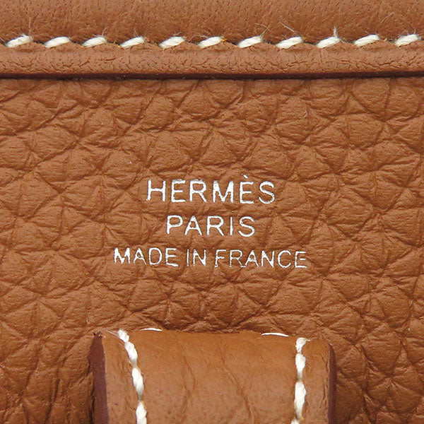 エルメス HERMES エヴリンTPM ゴールド トリヨンクレマンス ショルダーバッグ シルバー金具 新品 未使用 茶