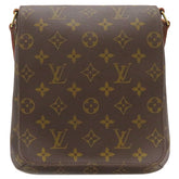 ルイヴィトン LOUIS VUITTON M51258 モノグラムキャンバス ショルダーバッグ ゴールド金具 フラップ ショートストラップ