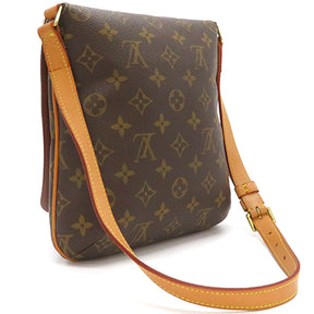 ルイヴィトン LOUIS VUITTON M51258 モノグラムキャンバス ショルダーバッグ ゴールド金具 フラップ ショートストラップ