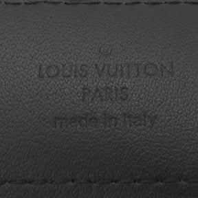 ルイヴィトン LOUIS VUITTON ダミエグラフィット サンチュール ポンヌフ 90/36 M9402 ダミエグラフィットキャンバス ベルト シルバー金具 黒 グレー