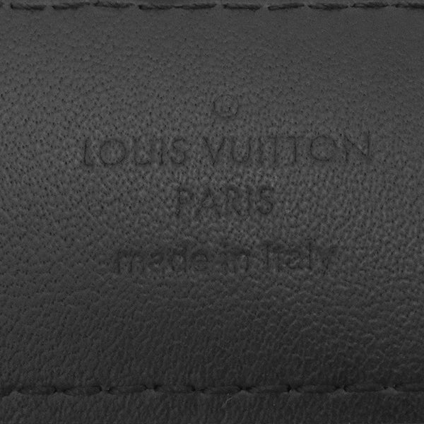 ルイヴィトン LOUIS VUITTON ダミエグラフィット サンチュール ポンヌフ 90/36 M9402 ダミエグラフィットキャンバス ベルト シルバー金具 黒 グレー