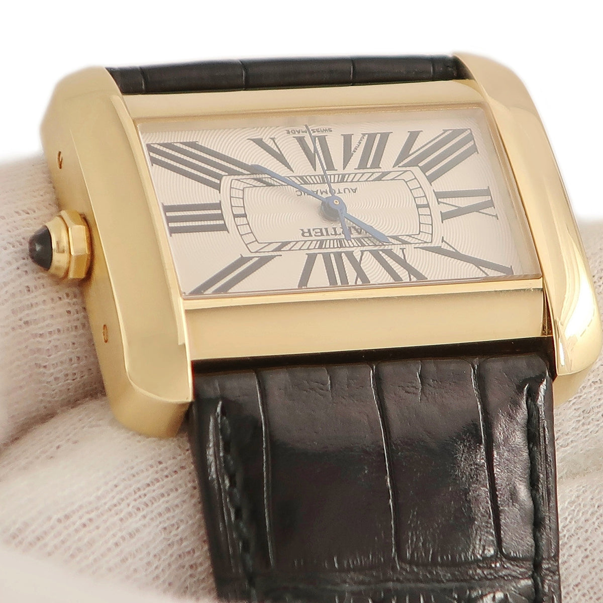 カルティエ Cartier タンクディヴァン LM W6300856 自動巻き メンズ OH ...