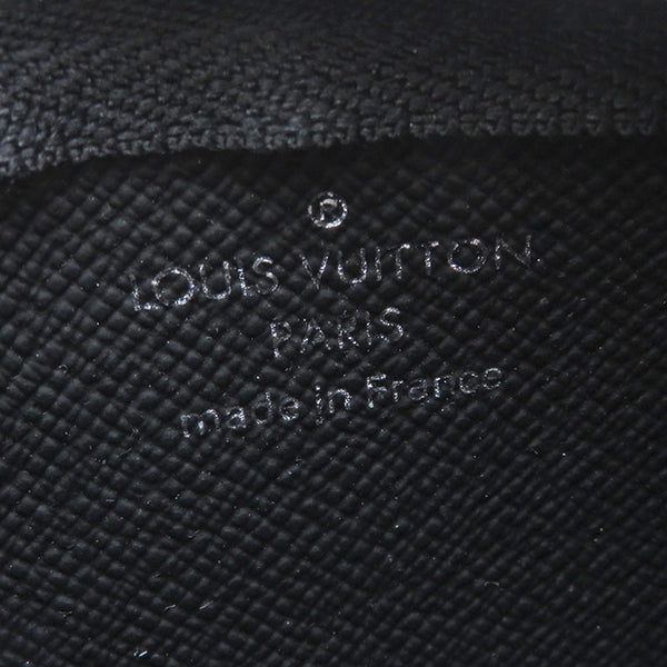 ルイヴィトン LOUIS VUITTON モノグラムエクリプス ポシェット クレ M80905 モノグラムエクリプスキャンバス モノグラムエクリプスリバースキャンバス コインケース ガンメタル金具 キーチェーン付き 黒