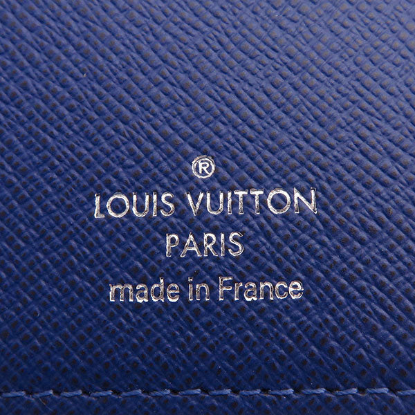 ルイヴィトン LOUIS VUITTON コバルト ポルトフォイユ・ブラザ M30297 モノグラムキャンバス タイガ 長財布 シルバー金具 タイガラマ 紺 青 二つ折り