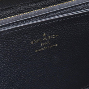 ルイヴィトン LOUIS VUITTON マリーヌルージュ ジッピー ウォレット M62121 モノグラムアンプラント 長財布 ゴールド金具 紺 ラウンドファスナー