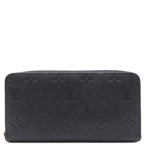 ルイヴィトン LOUIS VUITTON マリーヌルージュ ジッピー ウォレット M62121 モノグラムアンプラント 長財布 ゴールド金具 紺 ラウンドファスナー