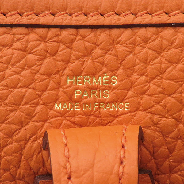 エルメス HERMES エヴリンTPM オレンジ トリヨンクレマンス ショルダーバッグ ゴールド金具 新品 未使用 茶