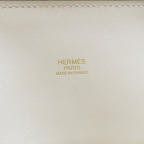 エルメス HERMES クレ トリヨンクレマンス 2WAYバッグ ゴールド金具 ショルダー 白