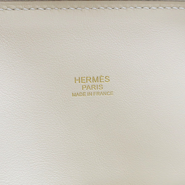 エルメス HERMES クレ トリヨンクレマンス 2WAYバッグ ゴールド金具 ショルダー 白