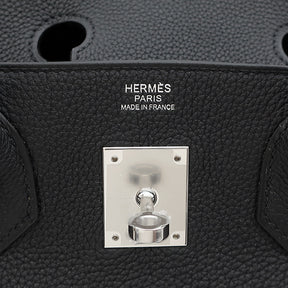 エルメス HERMES バーキン30 ブラック トゴ ハンドバッグ シルバー金具 新品 未使用 黒