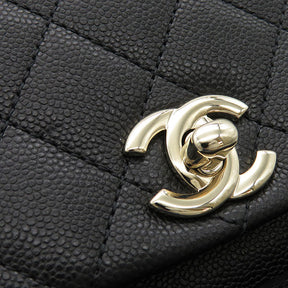 シャネル CHANEL マトラッセ スモール バックパック AS4399 ブラック キャビアスキン リュック・デイパック シャンパンゴールド金具 新品 未使用 ランダムシリアル 黒