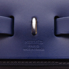 エルメス HERMES エールバッグ ジップ31 ルトゥルネ エクリュ×モーヴ×ブルービリヤード ブルーサフィール ヴァッシュハンター ヴァイキング 2WAYバッグ シルバー金具