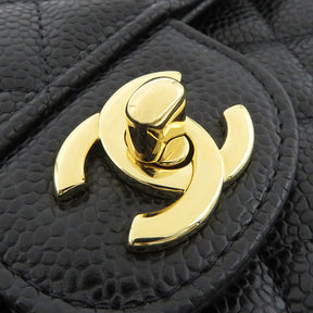 シャネル CHANEL マトラッセ 25 Wチェーン  ブラック キャビアスキン ショルダーバッグ ゴールド金具 ランダムシリアル 黒 ダブルフラップ 新品 未使用