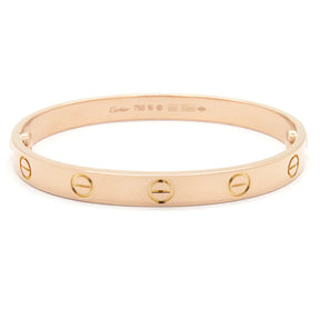 カルティエ Cartier LOVE ラブブレス B6067416 ピンクゴールド K18PG #16 ブレスレット 750 18K 18金 バングル