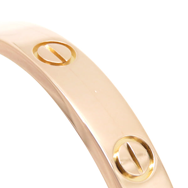 カルティエ Cartier LOVE ラブブレス B6067416 ピンクゴールド K18PG #16 ブレスレット 750 18K 18金 バングル