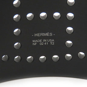 エルメス HERMES エヴリン カフバングル ブラック サンセットアルミニウム T2 バングル ブラック金具 黒