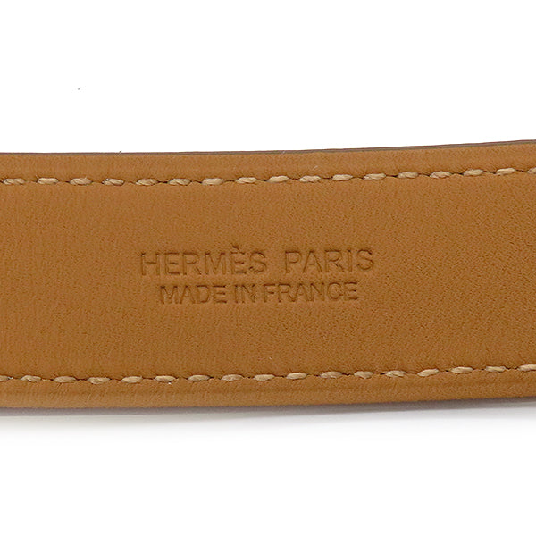 エルメス HERMES ヴォルティージュ レザーブレスレット ナタ ヴォースイフト GP T2 ブレスレット ローズゴールド金具 ピンクゴールド金具