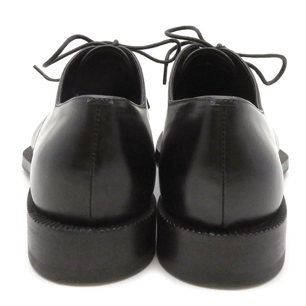 ベルルッティ ベルルッティ アレッサンドロ エッジ レザーオックスフォード ブラウンXブラック レザー #7 靴 シルバー金具