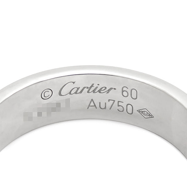 カルティエ Cartier ラブリング ホワイトゴールド K18WG #60(JP 20 