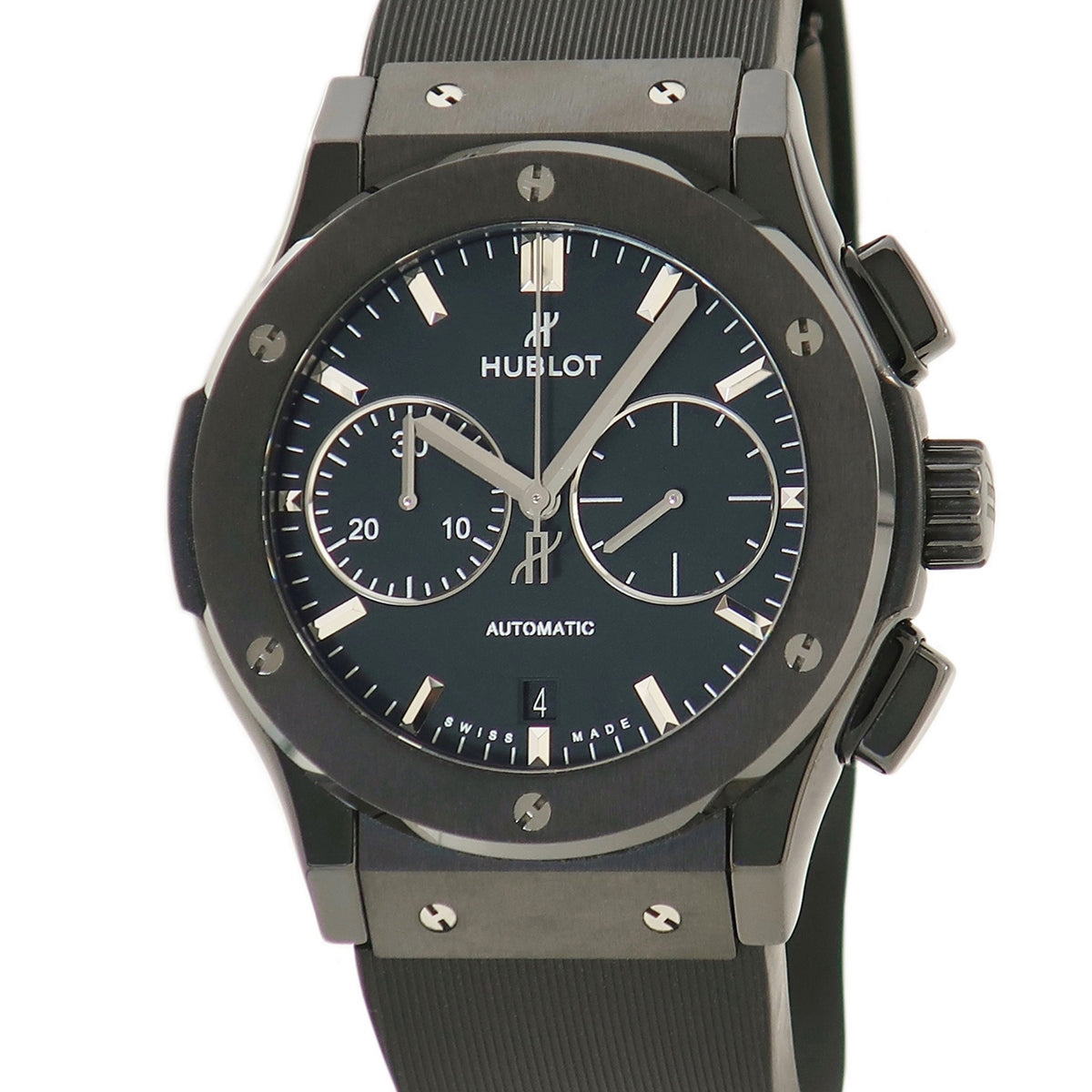 ウブロ HUBLOT クラシックフュージョン クロノグラフ ブラックマジック 521.CM.1171.RX 自動巻き メンズ 黒 マットブラック